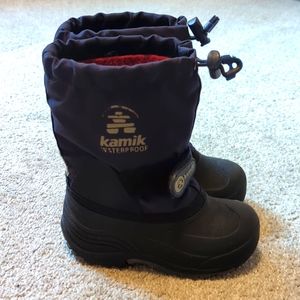 Kid's Kamik Snow Boots, size 10